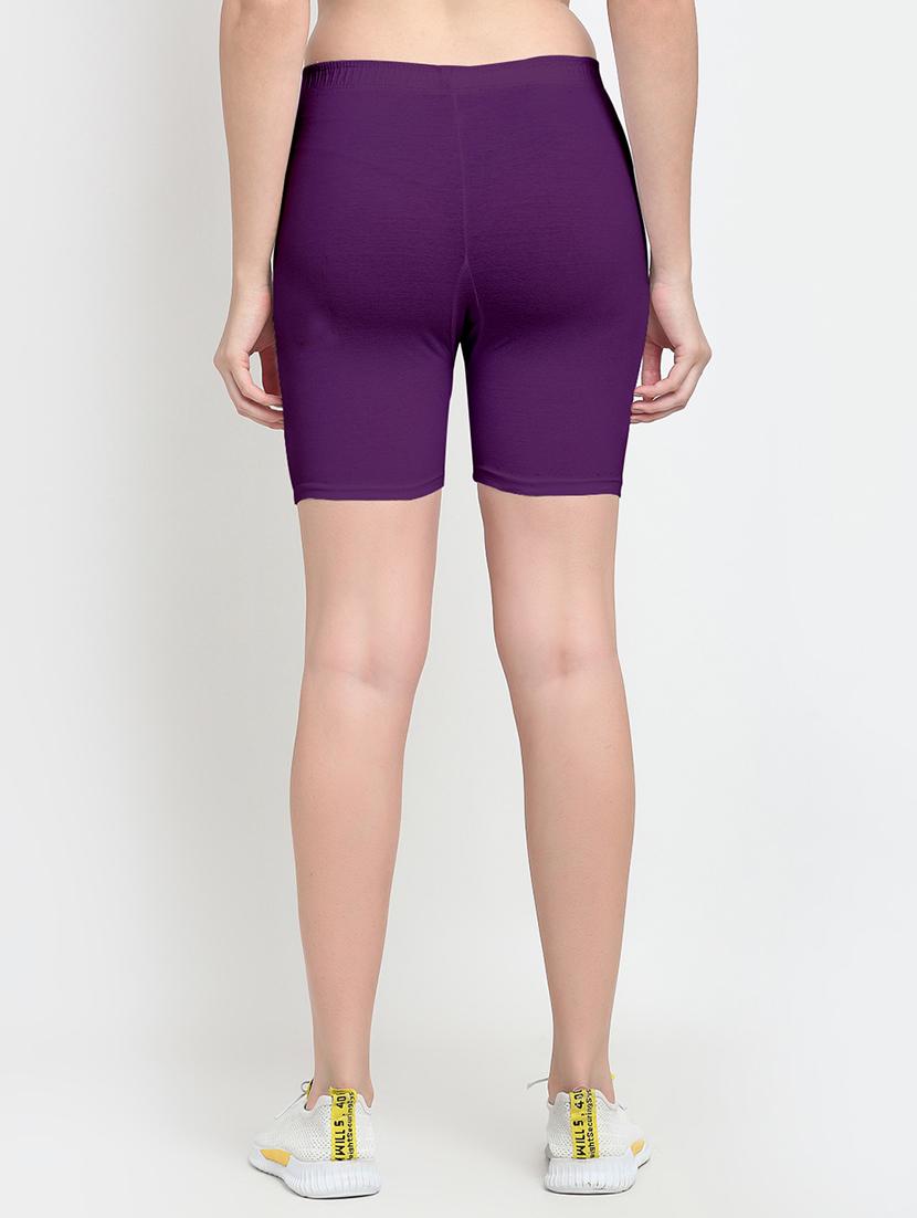 pack of 2 mid rise solid shorts - 18904466 - Standard Image - 2