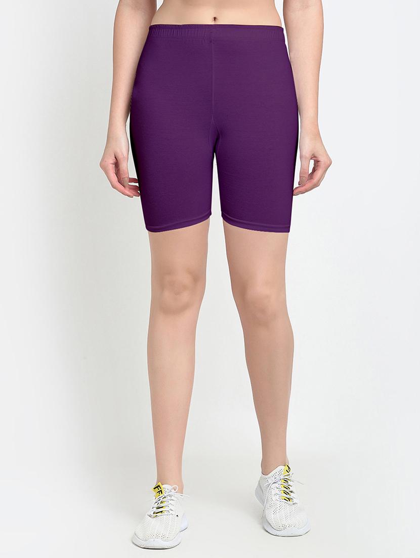 pack of 2 mid rise solid shorts - 18904470 - Standard Image - 2