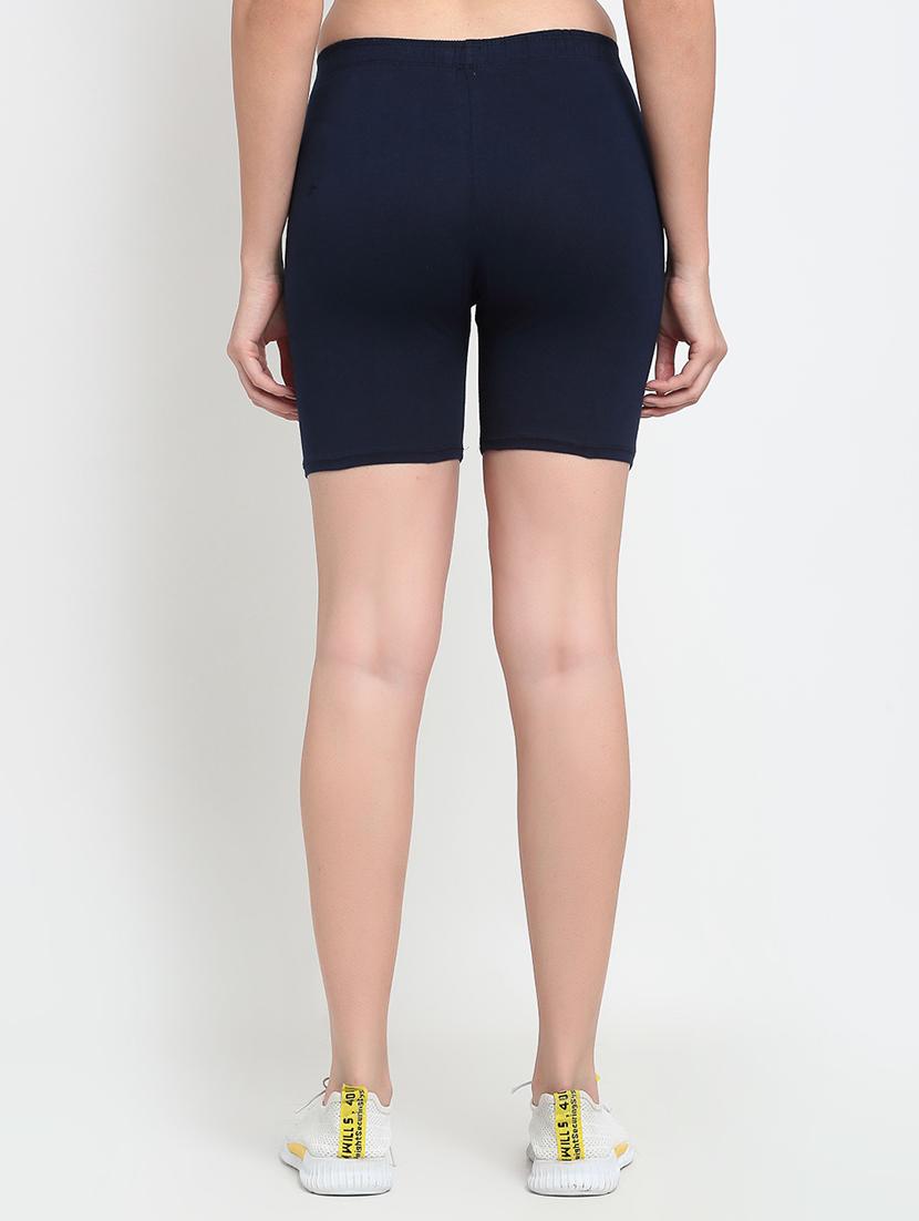 pack of 2 mid rise solid shorts - 18904478 - Standard Image - 2