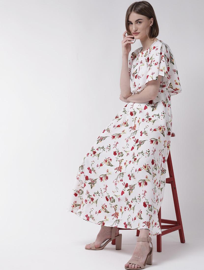women's fit & flare floral dress - 18904538 - Standard Image - 2
