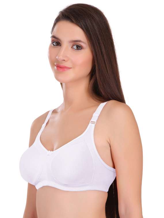 pack of 3-white cotton minimizer bra - 18905699 -  Standard Image - 2