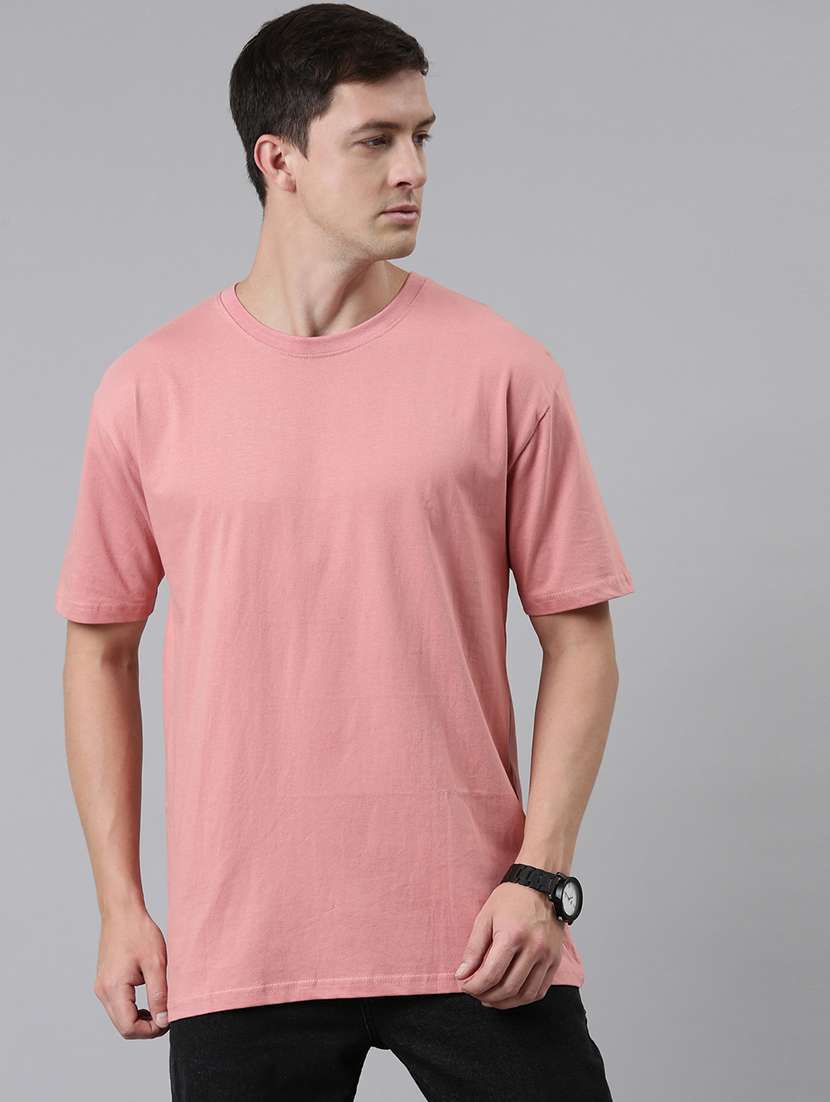 solids cotton men's t-shirt