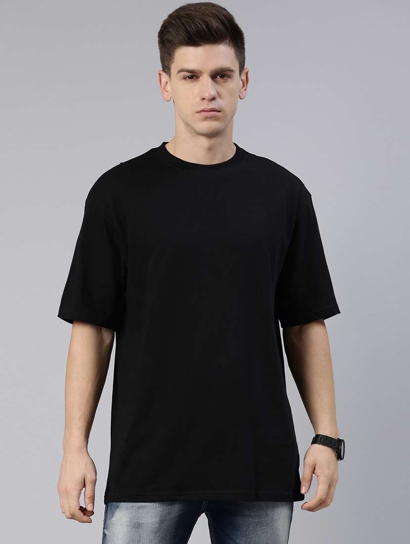 solids cotton men's t-shirt