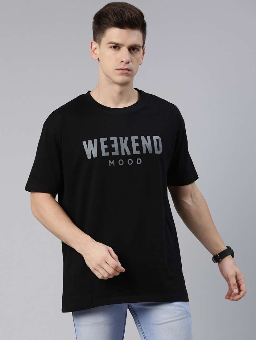 printed cotton men's t-shirt