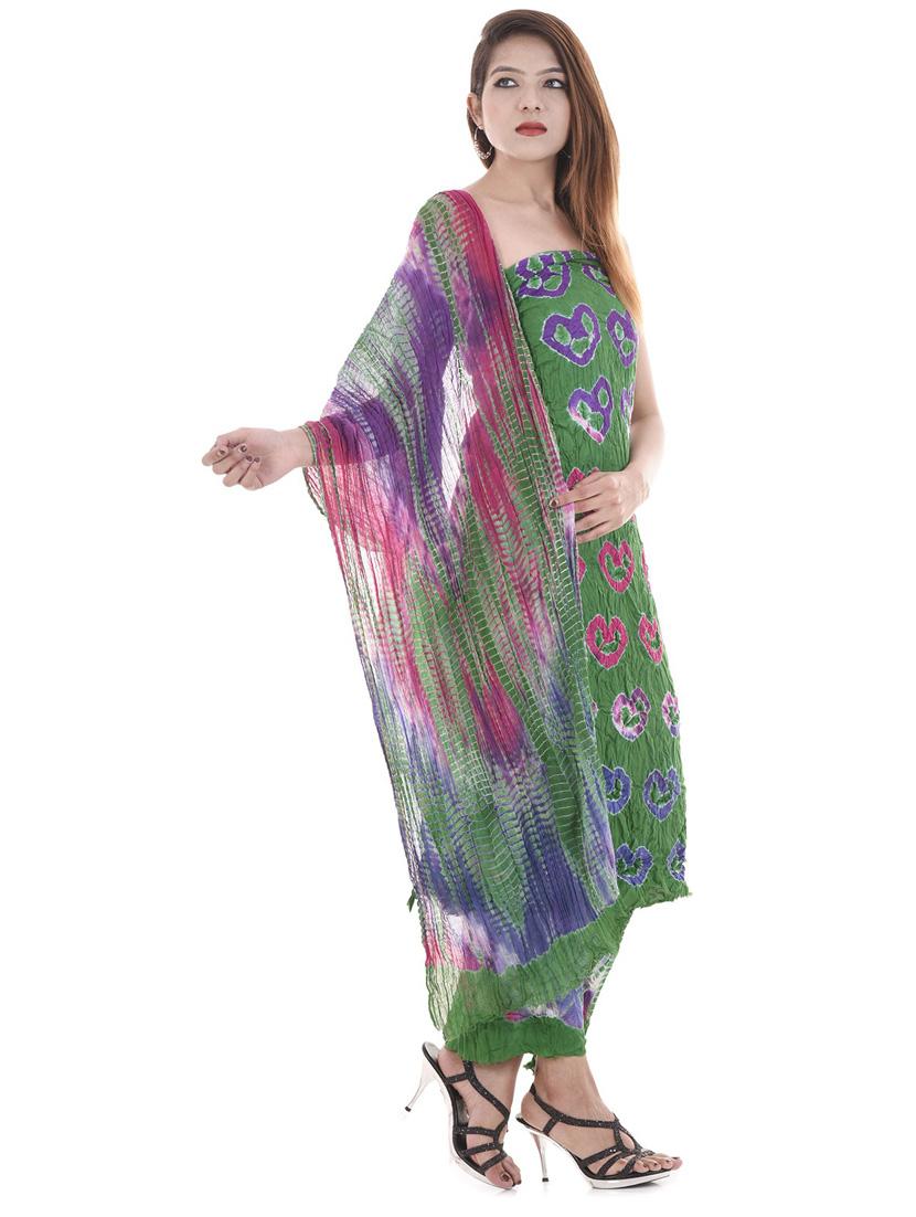 printed unstitched suit set - 18909178 - Standard Image - 2