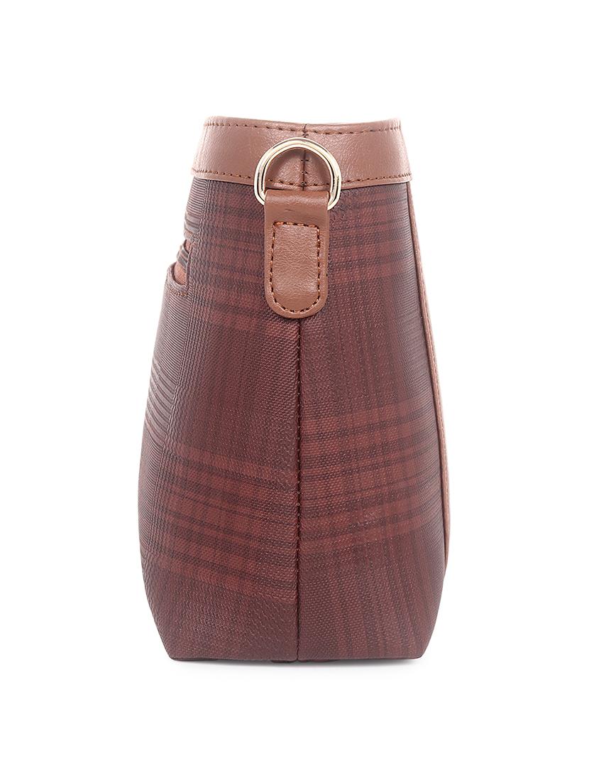 tan leatherette (pu) sling bag - 18909265 - Standard Image - 2