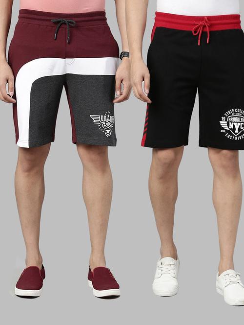 pack of 2 mid rise short - 18909295 - Standard Image - 0