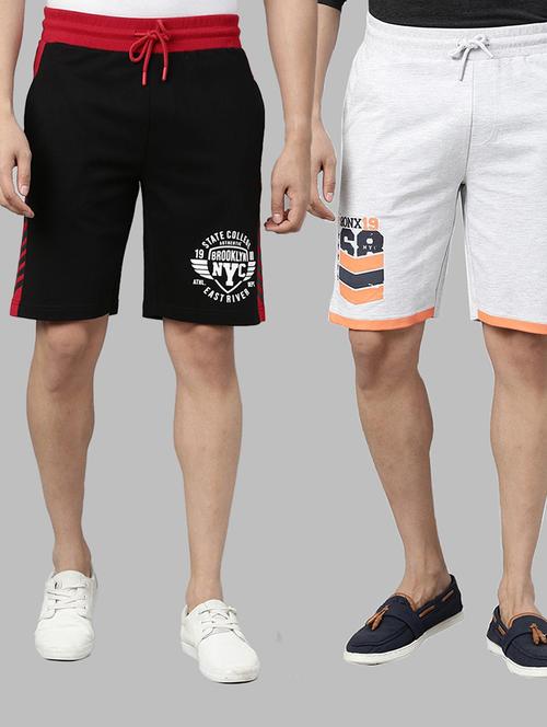 pack of 2 mid rise short - 18909303 -  Standard Image - 0