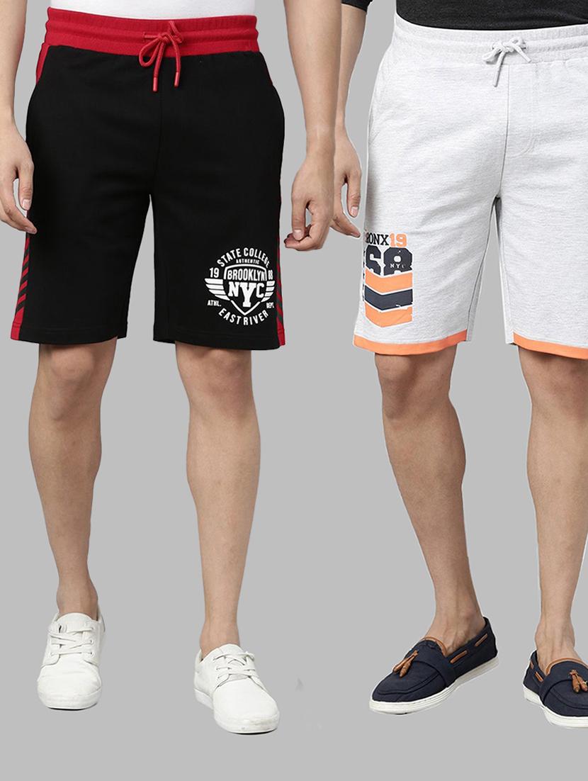pack of 2 mid rise short - 18909303 -  Zoom Image - 0