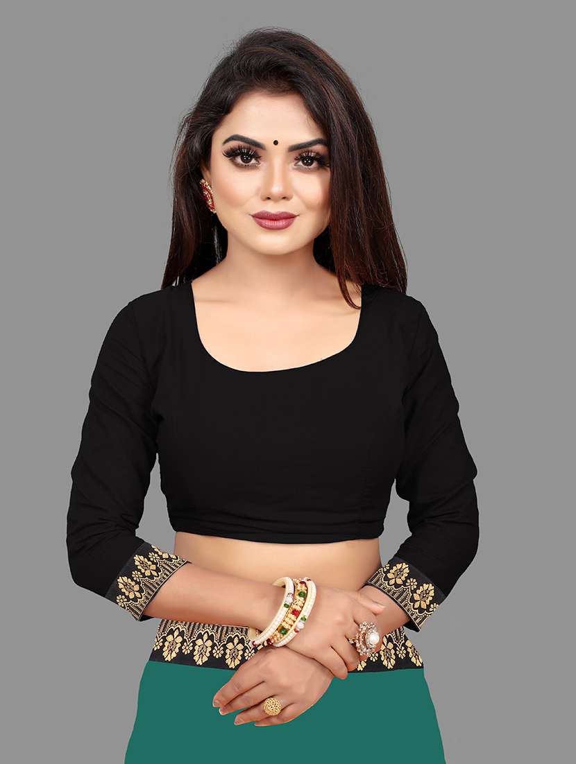 women's bordered green colored saree - 18909473 -  Standard Image - 2