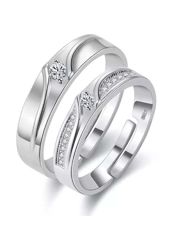 silver plated finger ring - 18910138 -  Zoom Image - 0