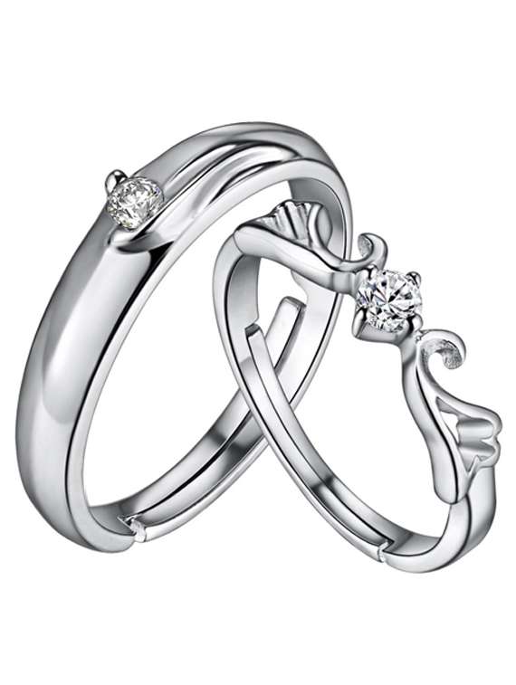 silver plated finger ring - 18910143 - Zoom Image - 0