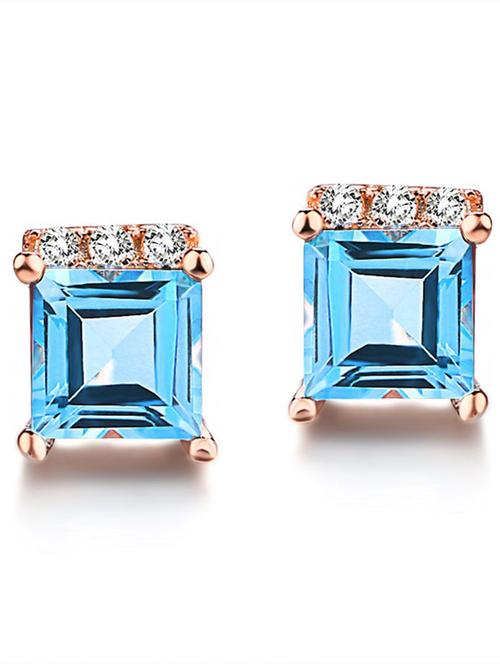 blue colored copper other earring - 18910361 -  Standard Image - 0