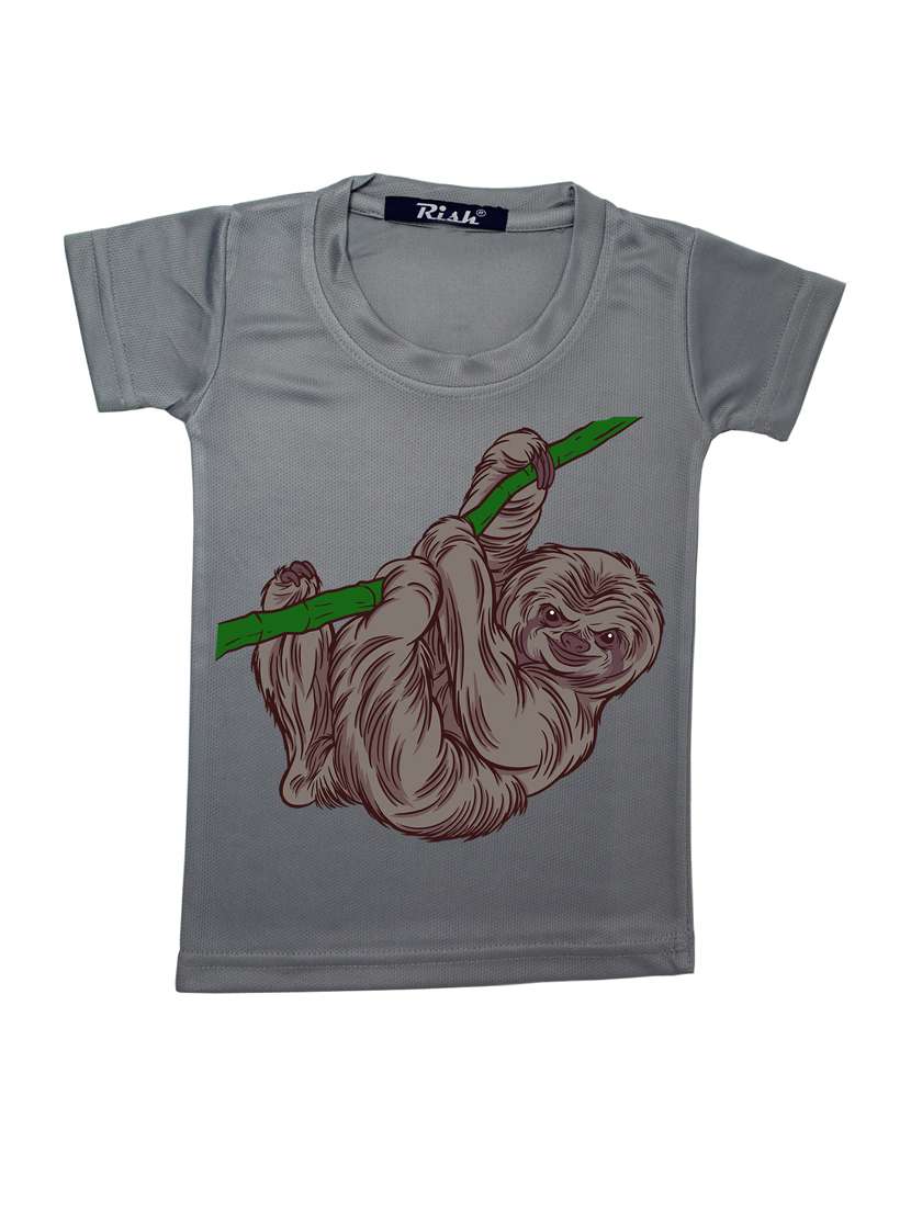 charcoal graphic printed t-shirt