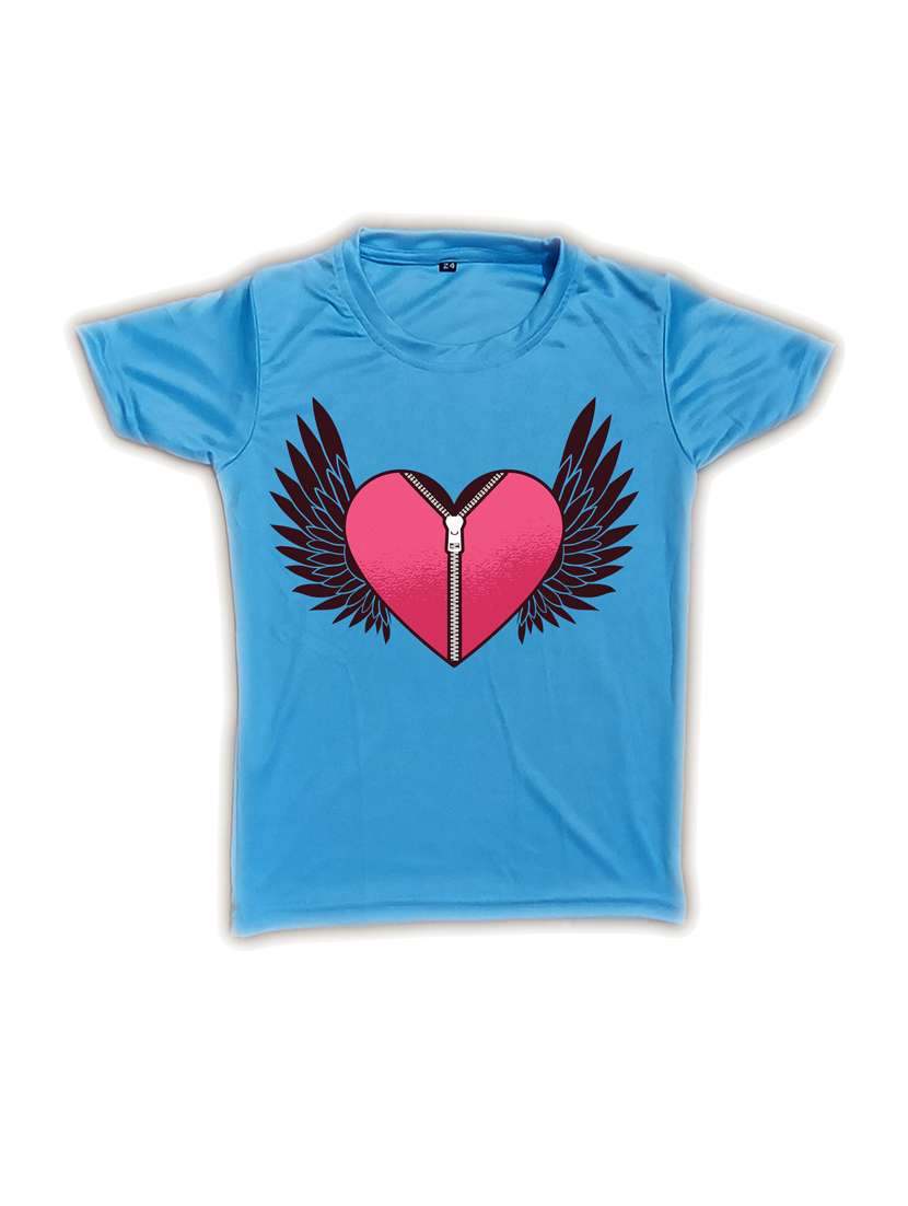 boys round neck graphic t-shirt