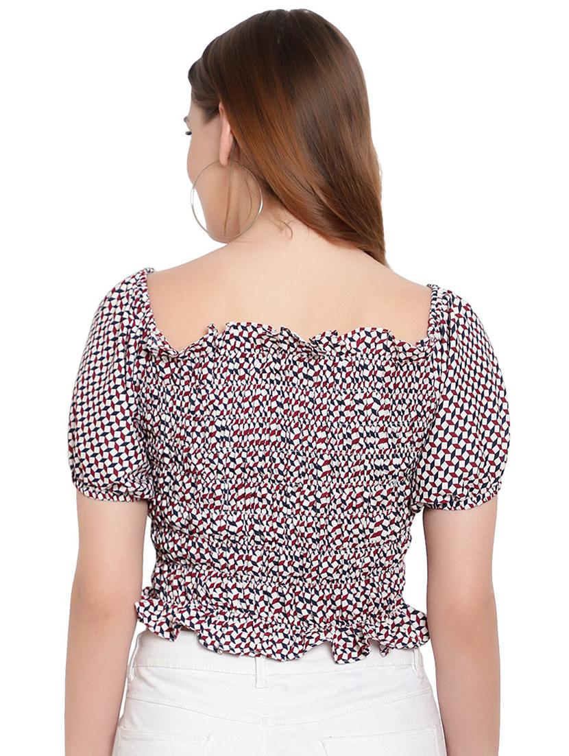 multi coloured regular printed top - 18912487 - Standard Image - 2