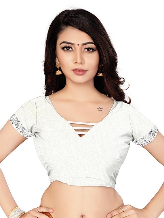 pink embroidered saree with blouse - 18929185 - Standard Image - 2