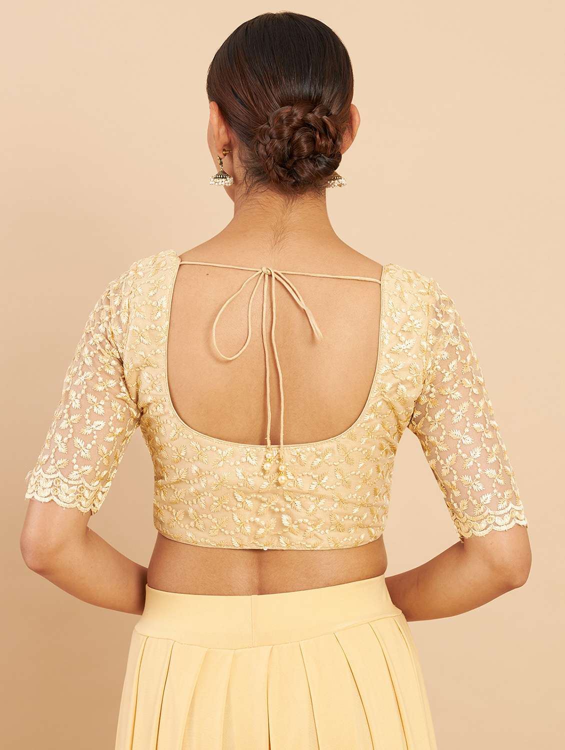 embellished gold blouse  - 18929361 -  Standard Image - 2