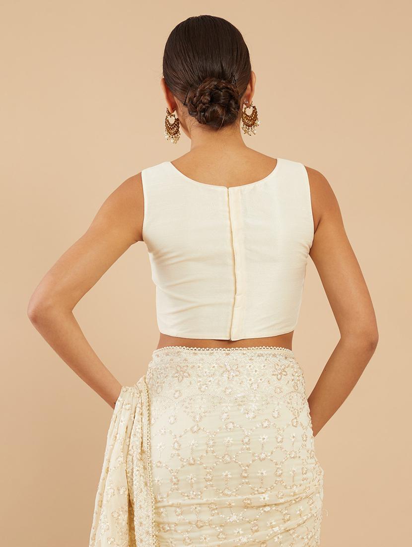 solid white blouse - 18929393 - Standard Image - 2