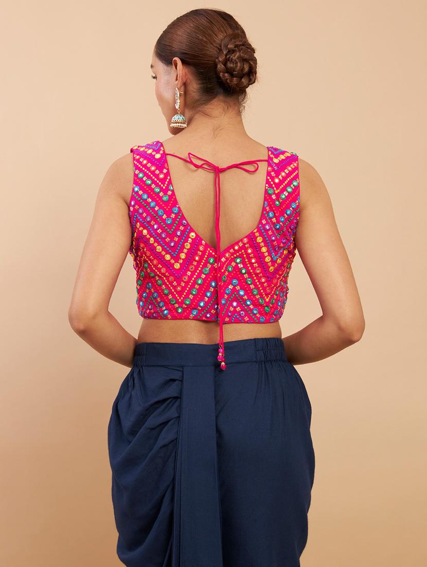 pink embroidered blouse - 18929488 - Standard Image - 2