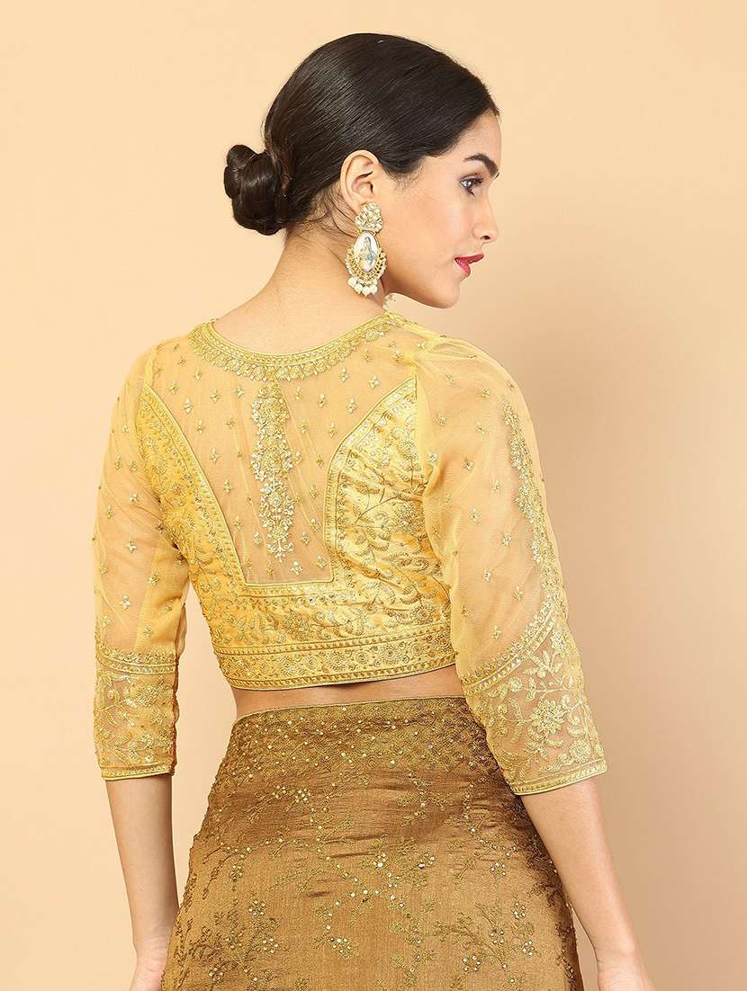yellow embroidered blouse - 18929672 -  Standard Image - 2