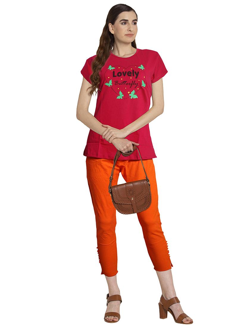 round neck printed regular tee - 18940342 - Standard Image - 2