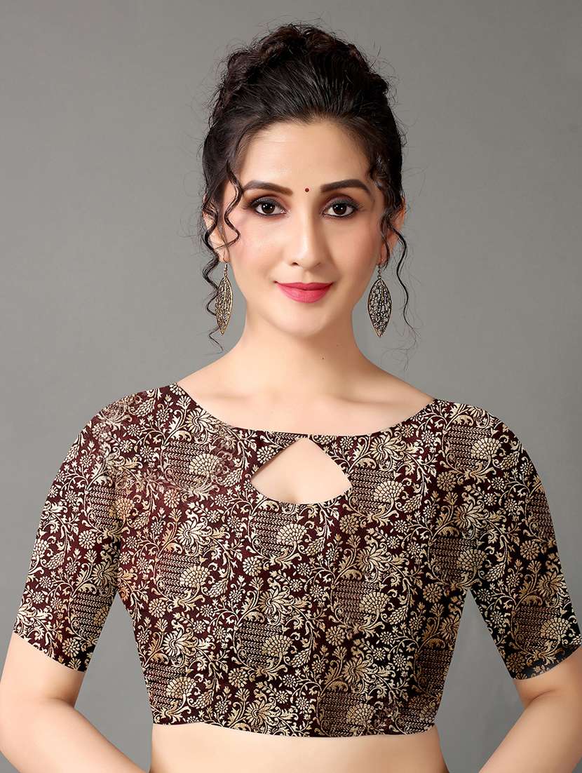 magenta chiffon bordered saree - 18949152 -  Standard Image - 2