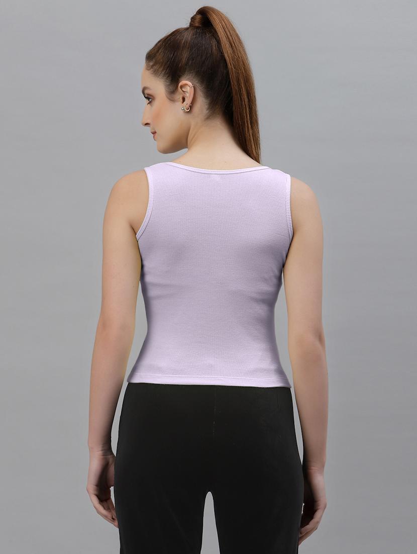 women's solid round neck top - 18949432 - Standard Image - 2