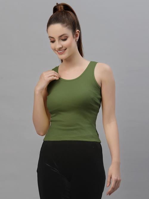 women's crop round neck top - 18949439 -  Standard Image - 0