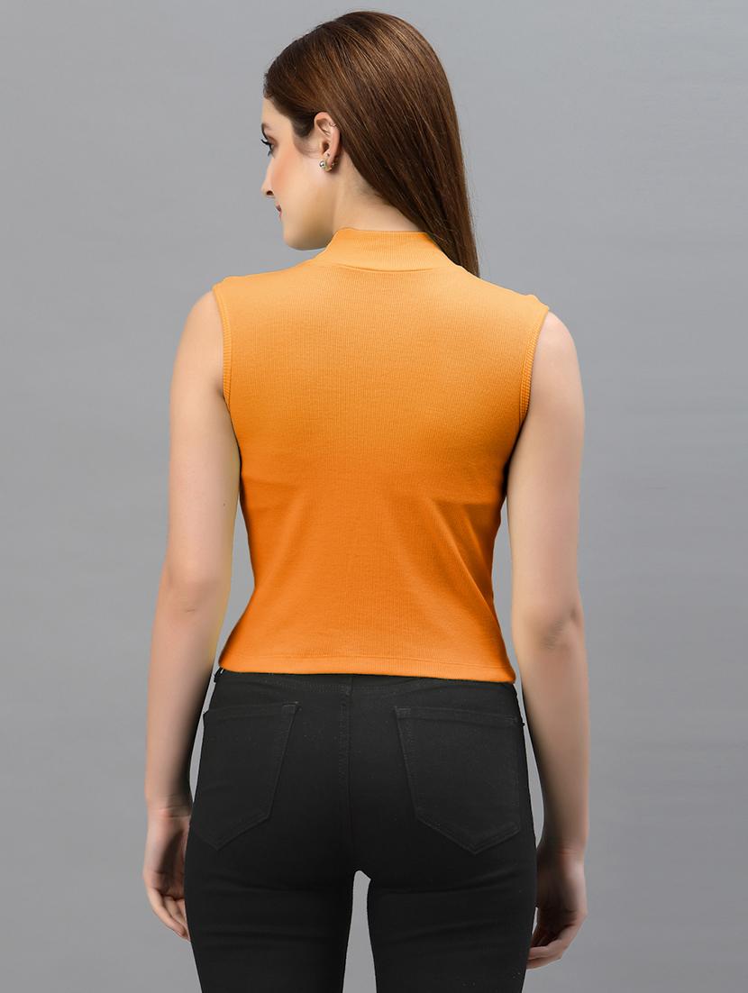 women's crop turtle neck top - 18949471 - Standard Image - 2