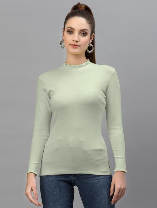 blue cotton regular top - 18949494 - Standard Image - 0