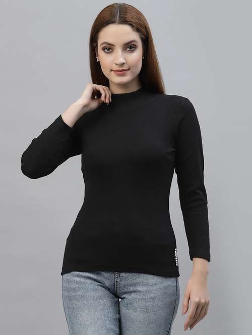 women's straight mock neck top - 18949496 -  Standard Image - 0