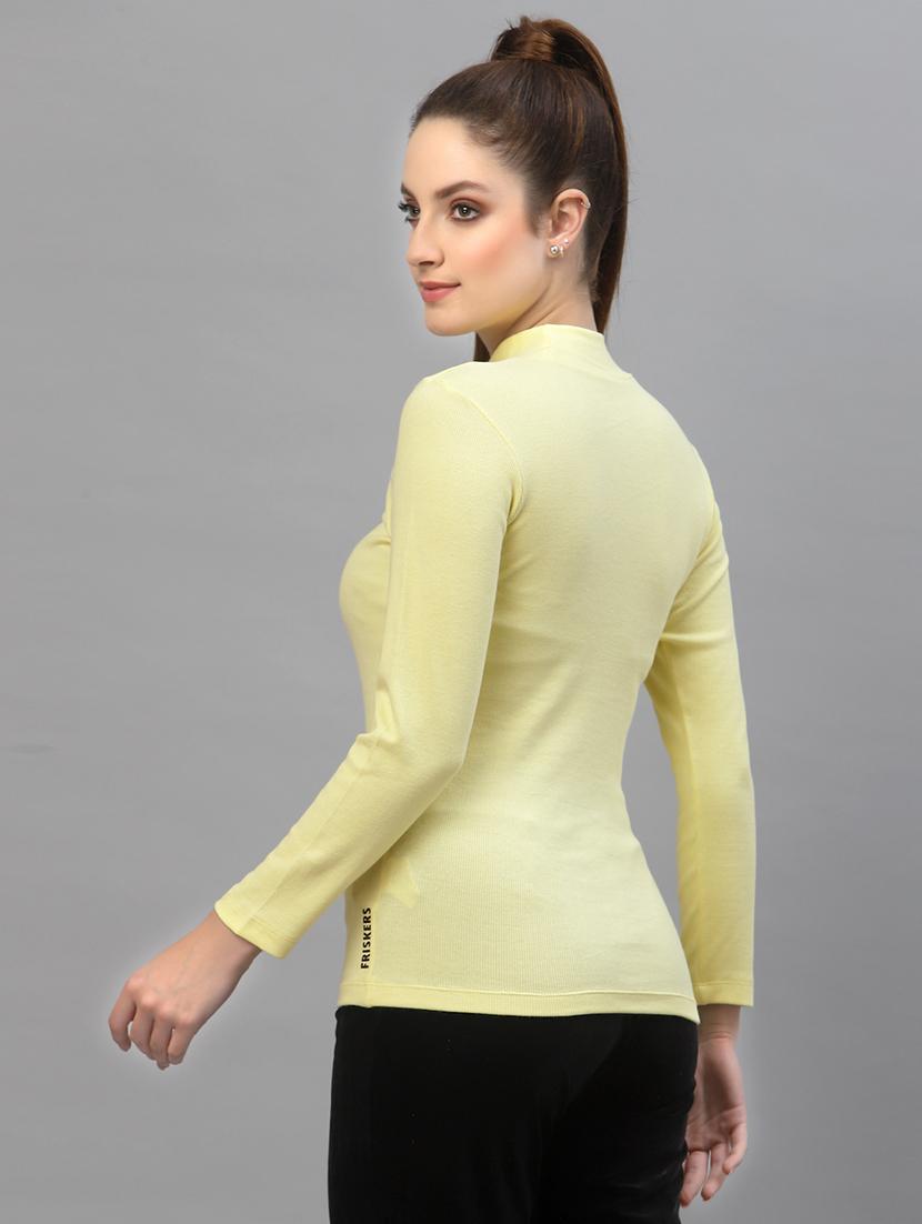 yellow cotton regular top - 18949498 - Standard Image - 2