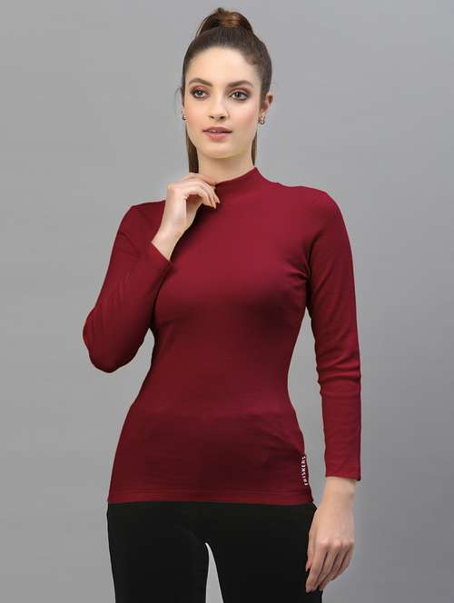 women's straight turtle neck top - 18949501 -  Standard Image - 0