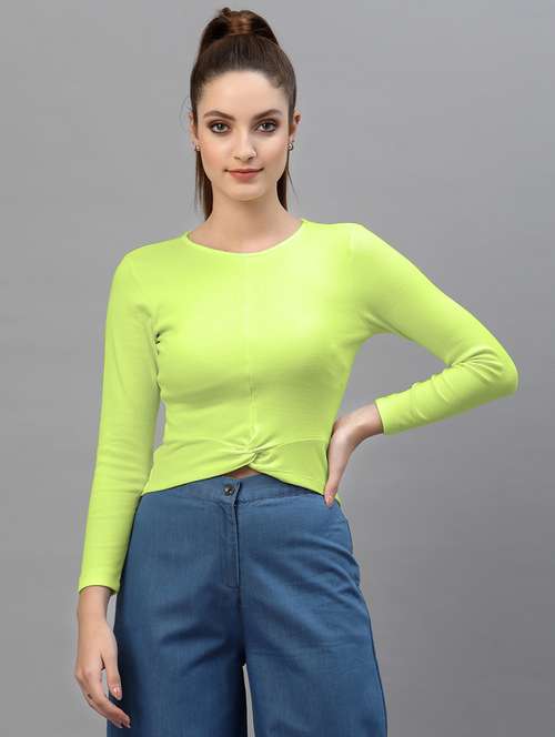 women's straight round neck top - 18949514 -  Standard Image - 0