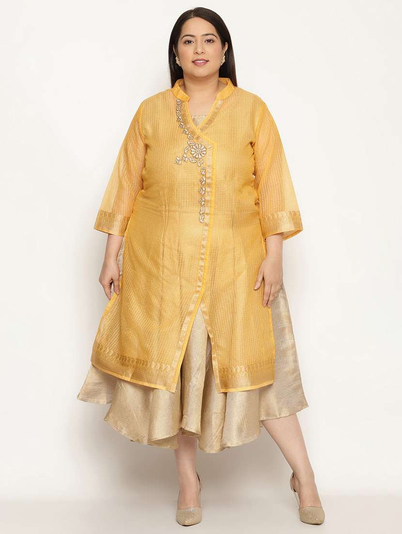 women's layered kurta
