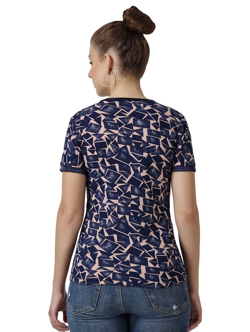 women's regular round neck top - 18951012 -  Standard Image - 2