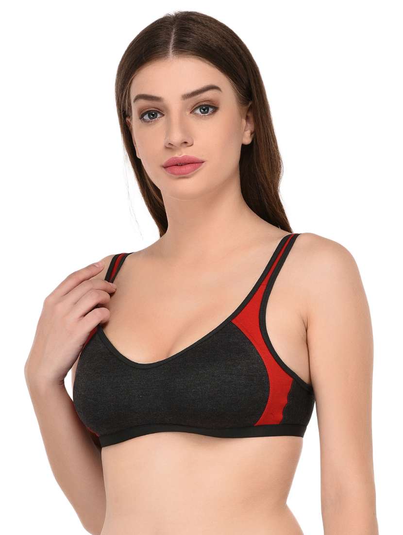 non padded sports bra - 18951062 - Standard Image - 2