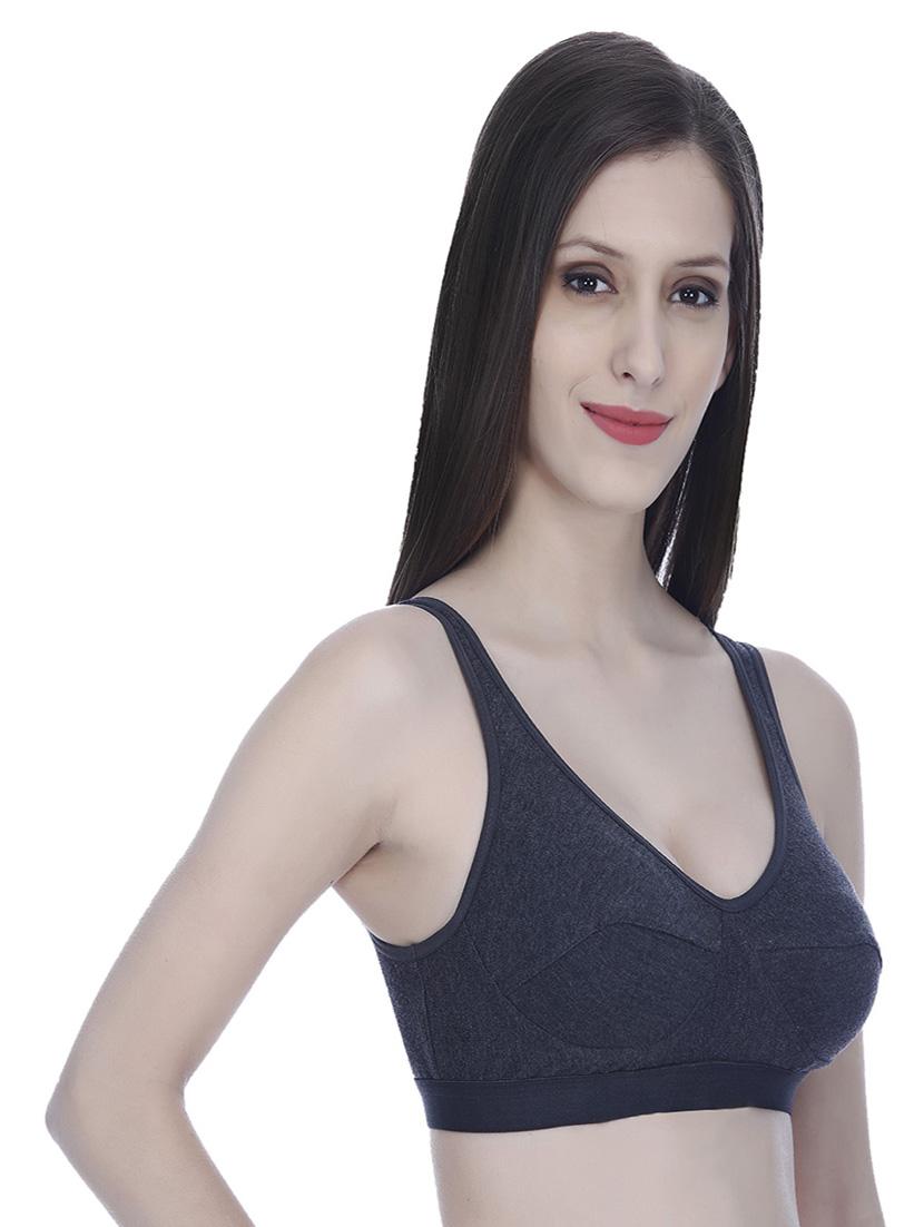 pack of 2 non padded sports bra - 18951063 - Standard Image - 2
