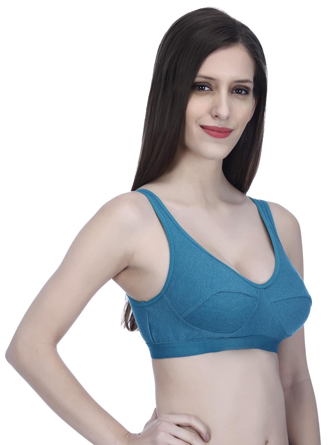 pack of 2 non padded sports bra - 18951076 - Standard Image - 2