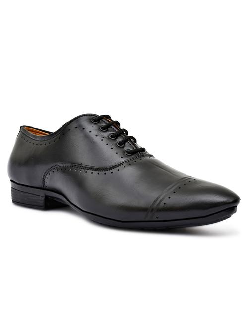 black lace up oxfords shoes - 18951417 - Standard Image - 0