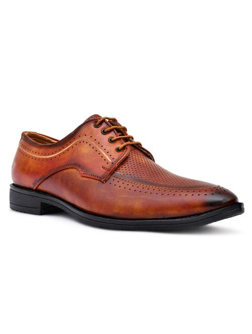 tan lace up shoe - 18951419 -  Standard Image - 0