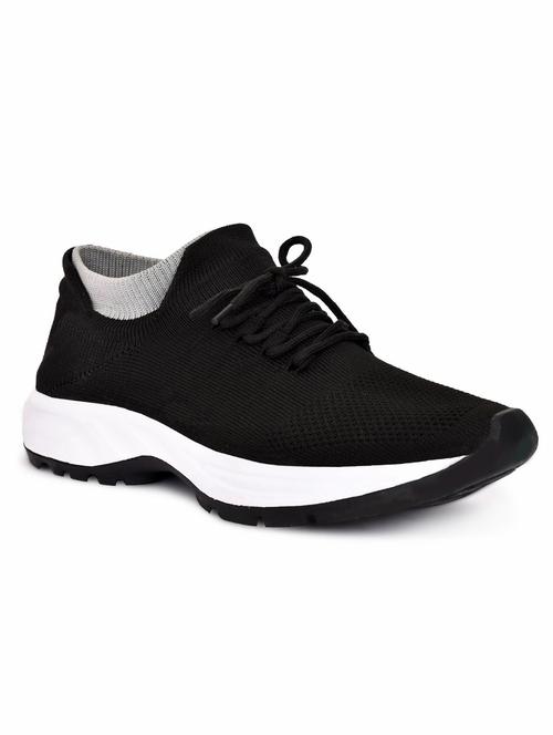black lace up sport shoe - 18951626 - Standard Image - 0