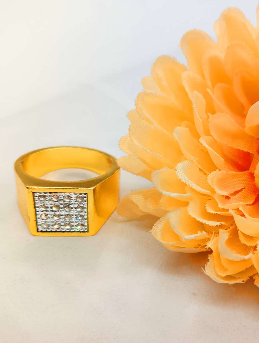 gold plated finger ring