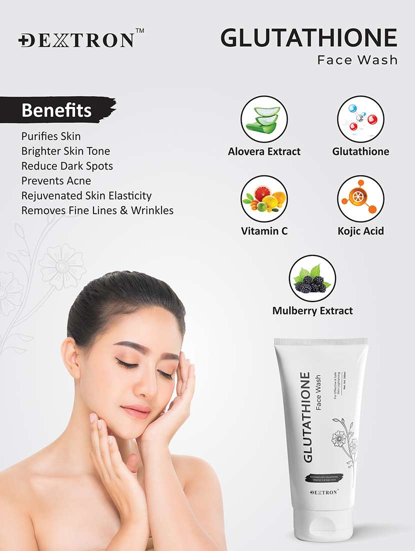 glutathione face wash for effective & safe skin lightening - 18959340 -  Standard Image - 2