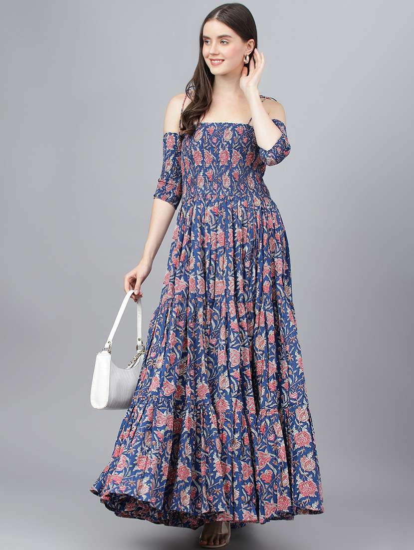 women's tiered dress floral dress - 18959492 -  Standard Image - 2