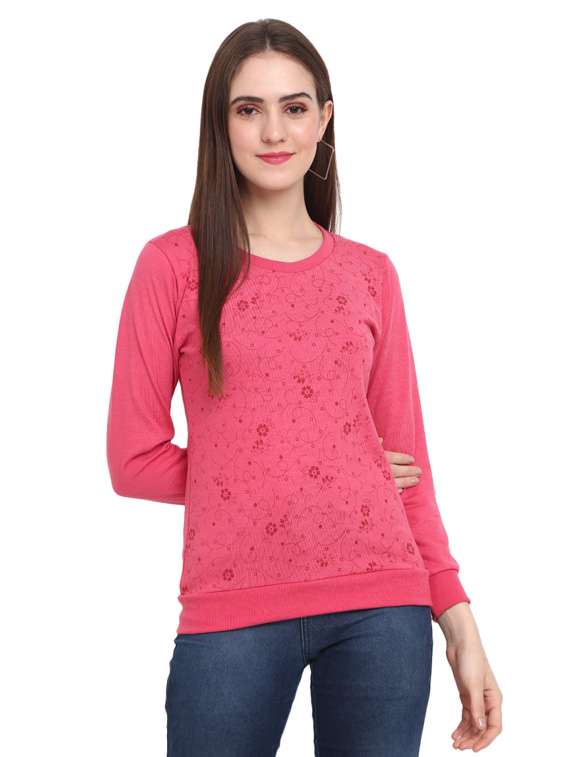 round neck wool pullover