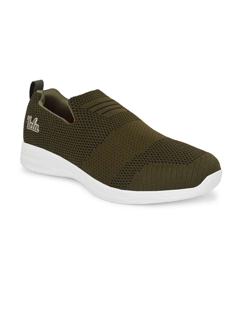 mens solid slip on sport shoe