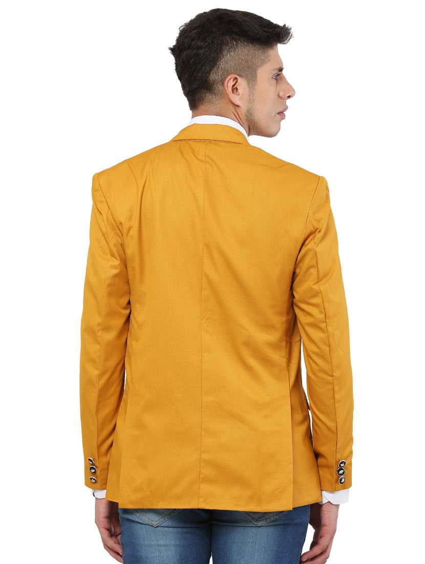 cotton blend casual blazer - 18961926 - Standard Image - 2