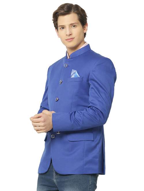 cotton blend casual blazer - 18961931 -  Standard Image - 0